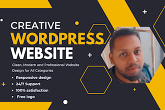 build responsive wordpress website  using elementor