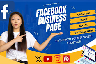 do facebook and social media business page create and accounts setup
