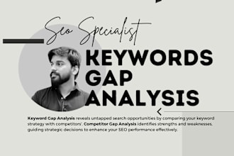 perform SEO keyword gap analysis or competitor gap analysis for websites