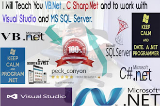 teach vb net,c sharp,java,sql,web online