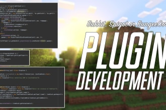 develop your custom plugin spigot, paper, bungeecord