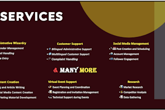 be your reliable virtual assistant and personal secretary