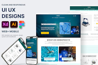 do website UI UX design and mobile app UI UX design