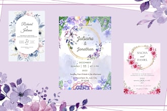 create invitations, birthdays, wedding, baby showers, party, and greeting card