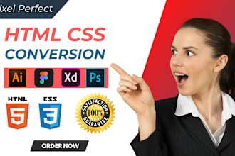 convert figma to html, psd to html, xd to html, pdf to html