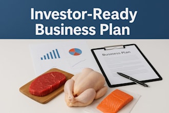 write a meat shop business plan for beef, poultry, butchery and seafood