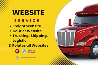 design freight, courier, trucking, logistics websites