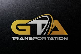 design freight logistic and transport logo