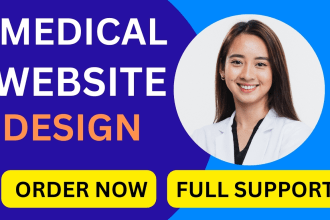 design medical, hospital, dental, clinic, and healthcare websites on wordpress