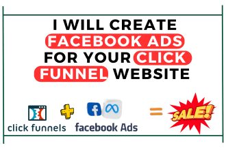 set up facebook ads for the click funnel or clickbank products