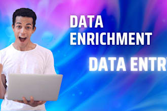 do data enrichment , appending and data entry