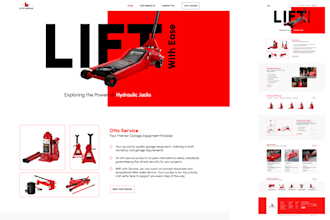 design xd landing page, hero section figma with prototyping