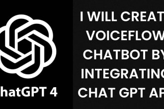 create voiceflow chatbot by integrating chat gpt API