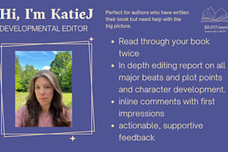 development edit your book