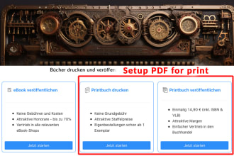 fix errors ebook or pdf for print in tolino smashwords others