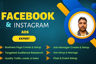 do facebook advertising marketing, instagram ads campaign shopify,fb,ig expert