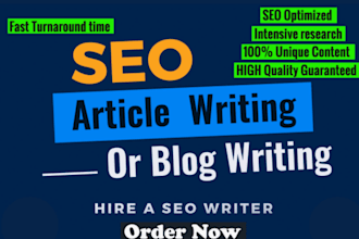 write engaging, SEO optimised blog posts