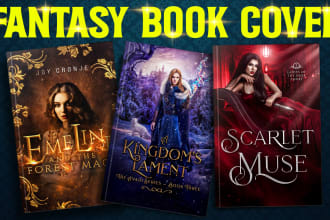design a stunning fantasy and sci fic book covers