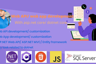 do web development in dotnet web application dotnet rest api