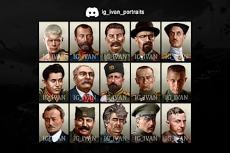 create hoi4 portraits in vanilla style