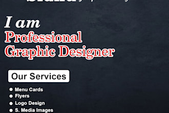 design any unique designs for you posters, flyers, menu card