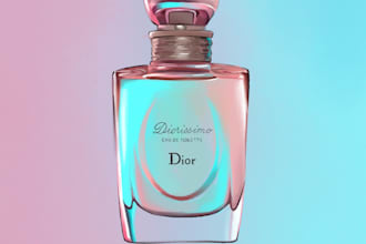 draw fashion perfume illustration