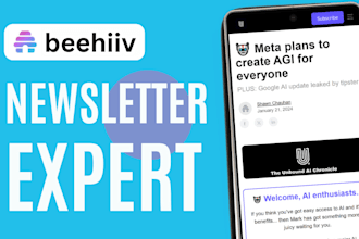 setup beehiiv newsletter beehive landing page design  beehiiv ai newsletter