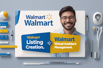create walmart listings, walmart wfs, walmart PPC and advertising, walmart error