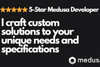 setup medusa js, customize admin and develop custom plugins