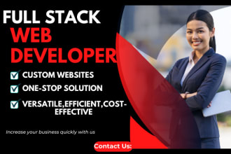 be your full stack web developer in PHP laravel, HTML, CSS
