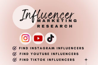 find best instagram,youtube,tiktok influencers list for marketing