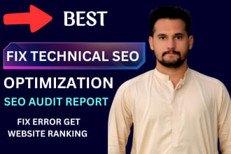 fix on page and technical SEO wordpress website speed issues