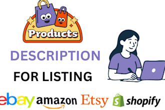 do product descriptions to enhance product listing