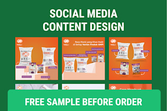 creative social media content design for your brand