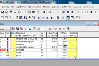 prepare detailed construction cost estimate