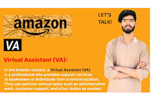 be your expert amazon fba consultant and virtual assistant