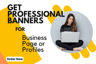 design linkedin banner for your business page or profile