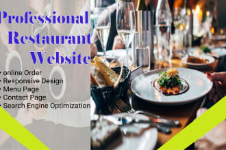 build restaurant wordpress website and online grocery store