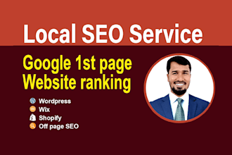 provide local SEO service for your website google ranking