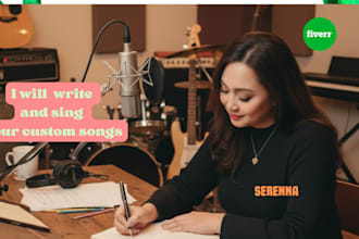 write and sing your custom song