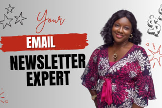 professionally setup mailchimp account and mailchimp newsletter template