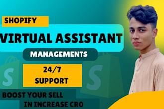 professional shopify VA store setup management and optimization