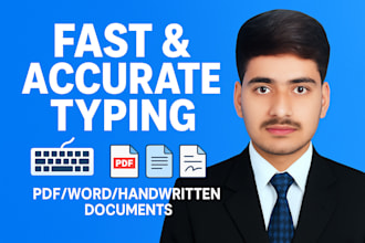 type your PDF, word, or handwritten documents