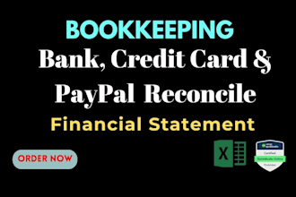 bank reconciliation, paypal, credit card, quickbooks online