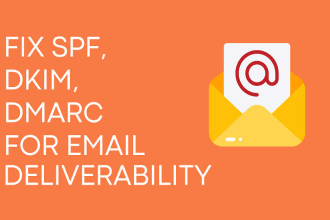 fix email deliverability and setup dns records