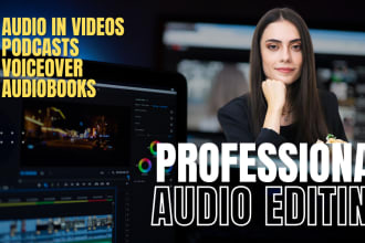 edit voice, remove background noise, echo, and clean audio