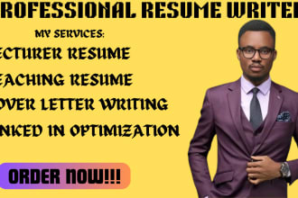 review and update your old resume, cover letter, teaching resume, CV, linkedin