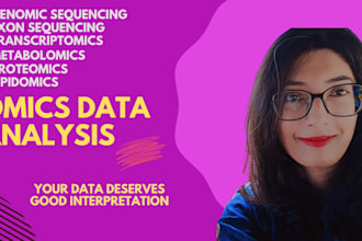 do data analysis of metabolomics, proteomics, lipidomics