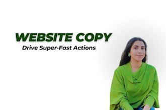 write your website copy