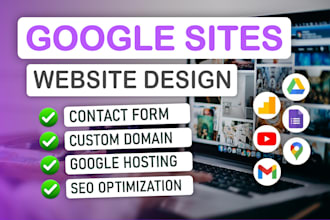 build a custom business website in google sites for you